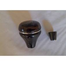 Black Leather Gear Knob Auto Shifter 