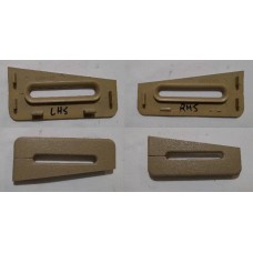 Seatbelt Guide Parcel Shelf (Pair LHR/RHR) Beige