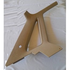 Rear Quarter Window Interior Trim LHR Doeskin