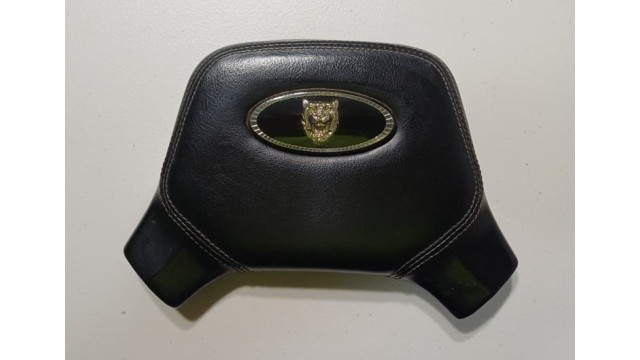 Jagaur Steering Wheel Leather Stitched Centre Cover